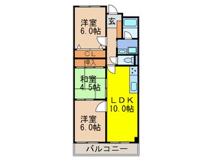 パテオ千里の物件間取画像